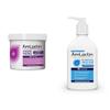 AmLactin Crepe Firming 12 oz Cream & Intensive Healing 7.9 oz Lotion Bundle - Exfoliator and Moisturizer view 1