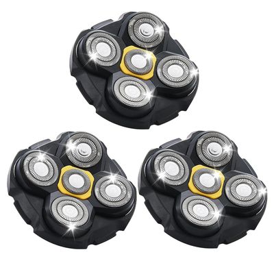Shaver Replacement Heads Compatible with Microtouch Titanium Head Shaver, for Bald Men 3 Pack
