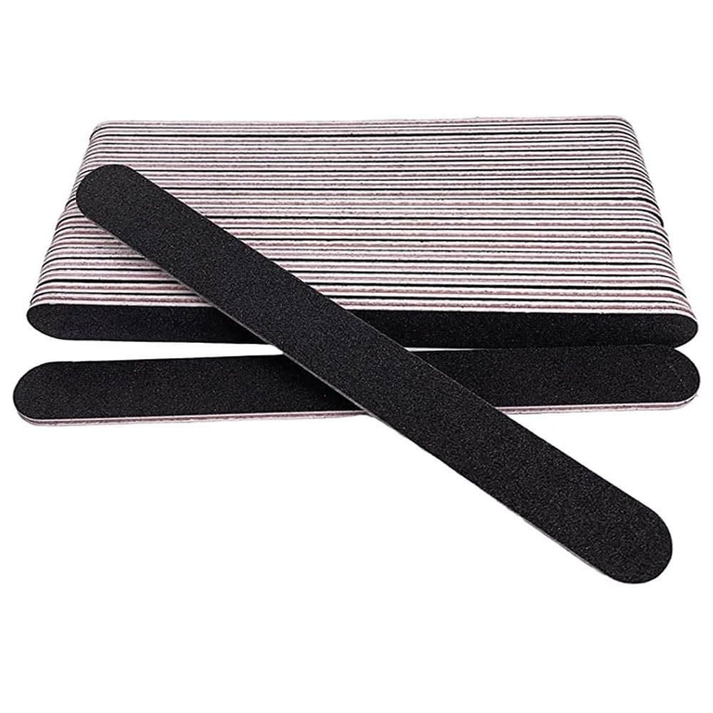 20 Nail Files Compact 4.5" Emery Boards Dual Sided Salon Manicure Tools Beauty Mini Compact Size 4.5" Salon Quality Manicure Pedicure Nail Care Beauty Tools Acrylic Shaping Buffering Buffer Easy Use