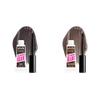 NYX PROFESSIONAL MAKEUP The Brow Glue Extreme Hold Tinted Eyebrow Gel Bundle - Black and Dark Brown view 1