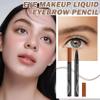 AIUEO Microblading Eyebrow Pencil Dark Brown Eyebrow Pen Long Lasting Waterproof Eyebrow Pen for Natural Makeup,Lapiz De Cejas a Prueba De Agua-Dark Brown view 2