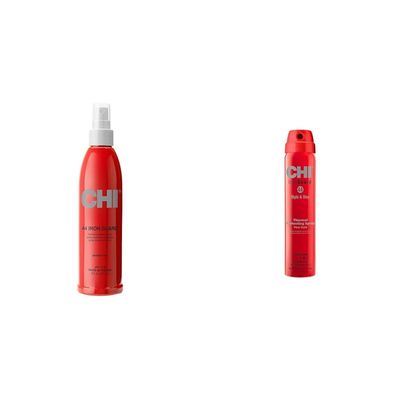 CHI Iron Guard Thermal Protection Spray 8 Oz & Style & Stay Firm Hold Protecting Spray