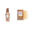 Ambi Even & Clear Charcoal Black Soap Facial Cleanser & Cocoa Butter Cleansing Bar | Helps Even Skin Tone & Moisturize | 3.5 Ounce Each view 1