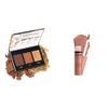Black Radiance Contour Palette, Medium to Dark 0.38oz & NYX Butter Gloss - Madeleine (Mid-Tone Nude) view 1