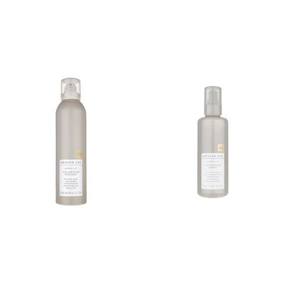 Kristin Ess 8.1 Oz Mousse + 8.45 fl. oz. Spray Instant Lift Volumizing Hair Thickening Bundle