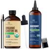 Botanic Hearth 100% Pure Rosemary Oil For Hair Growth Infused With Biotin & Castor Oil 6.7 oz | USDA Certified Organic |100% Pure & Hexane Free 2 oz view 1
