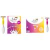 BIC Soleil Smooth Colors Women's Disposable Razors With Aloe Vera and Vitamin E Lubricating Strip, 3 Blades, 14 Count and 10 Count view 1