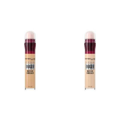 Maybelline Instant Age Rewind Eraser Dark Circles Concealer Bundle with 122 and 100 Treatments