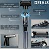ULAIDO Body Hair Trimmer for Men, Electric Groin Pubic Hair Trimmer, Body Hair Groomers, Waterproof Wet/Dry Ball Trimmer for Full Body and Privates with Replacement Body Groomer Foil Heads(B) view 3