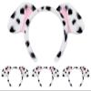 DaliDali 4 Count Dalmatian Dog Ears Headband, Puppy Ears Headband Dog Ears Bulk for Halloween Festival Party view 1