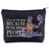 BWWKTOP Water Cosmetic Makeup Bag Water Player Gifts I Play Water Zipper Travel Bags Water Sports Merch (PLAY WATER) view 1