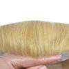 Healthlif Toupee Mens Hair Systems Swiss Lace Mens Hairpieces Men Toupee Human Hair Replacement System For Men Hair Toupee Natural Hairline7x9-120% density#22R Light Blonde view 3
