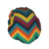 Chevron Wallpaper Shower Cap for Women Men Waterproof Hair Cap with Elastic Band Double Layered Bath Caps Reusable Bathing Shower Caps for all Hair Types view 2