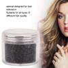 1000pcs Silicone Micro Link Beads, Hair Extension Micro Link Beads, Silicone Hair Extension s for Hair Extensions (3 mm x 2 mm)(black) view 2
