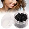 1000pcs Silicone Micro Link Beads, Hair Extension Micro Link Beads, Silicone Hair Extension s for Hair Extensions (3 mm x 2 mm)(black) view 4