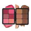12-Color Concealer & Blush Cream Palette, 2-In-1 Cream Blush Palette, Long-Wearing Full Coverage Makeup Full Coverage Make-up Highlight Blush Palette Face Cosmetics Makeup (12-E) view 1