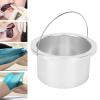 4.13 Inch Wax Pot Liner, Wax Warmer Replacement Tin, Aluminium Wax Warmer Liner for Hair Removal Waxer, Sier view 4