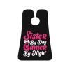 ZKLCRYTR Sister By Day Gamer By Night Men's Beard Bib Apron Waterproof Smooth Surface Beard Apron Durable Foldable Beard Hair Men's Gift view 1