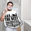 ZKLCRYTR The Best Memories Are Made Camping Men's Beard Bib Apron Waterproof Smooth Surface Beard Apron Durable Foldable Beard Hair Men's Gift view 2