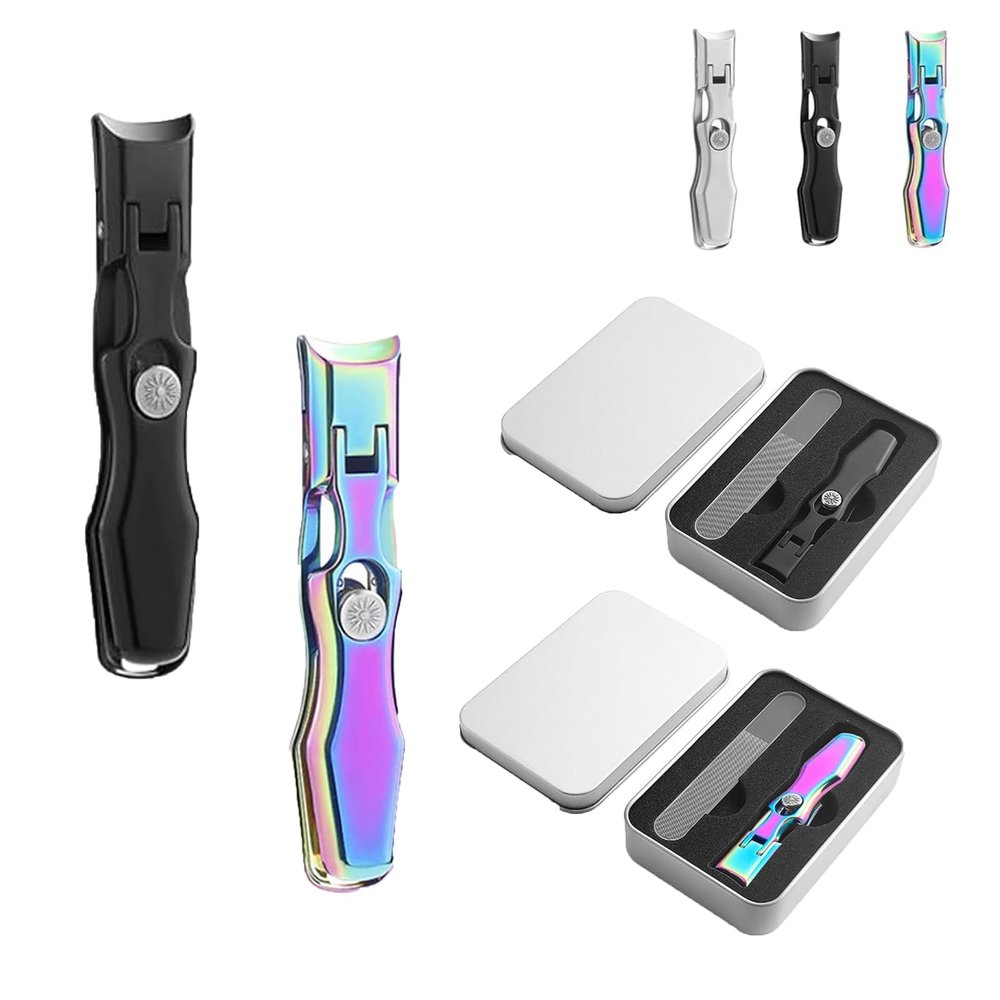 Nail Clippers, Ultra Sharp Stainless Steel Nail Clippers, Portable for Thick Nails