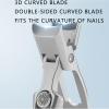 Nail Clippers, Ultra Sharp Stainless Steel Nail Clippers, Portable for Thick Nails view 4