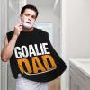 ZKLCRYTR Goalie Dad Men's Beard Bib Apron Waterproof Smooth Surface Beard Apron Durable Foldable Beard Hair Men's Gift view 2
