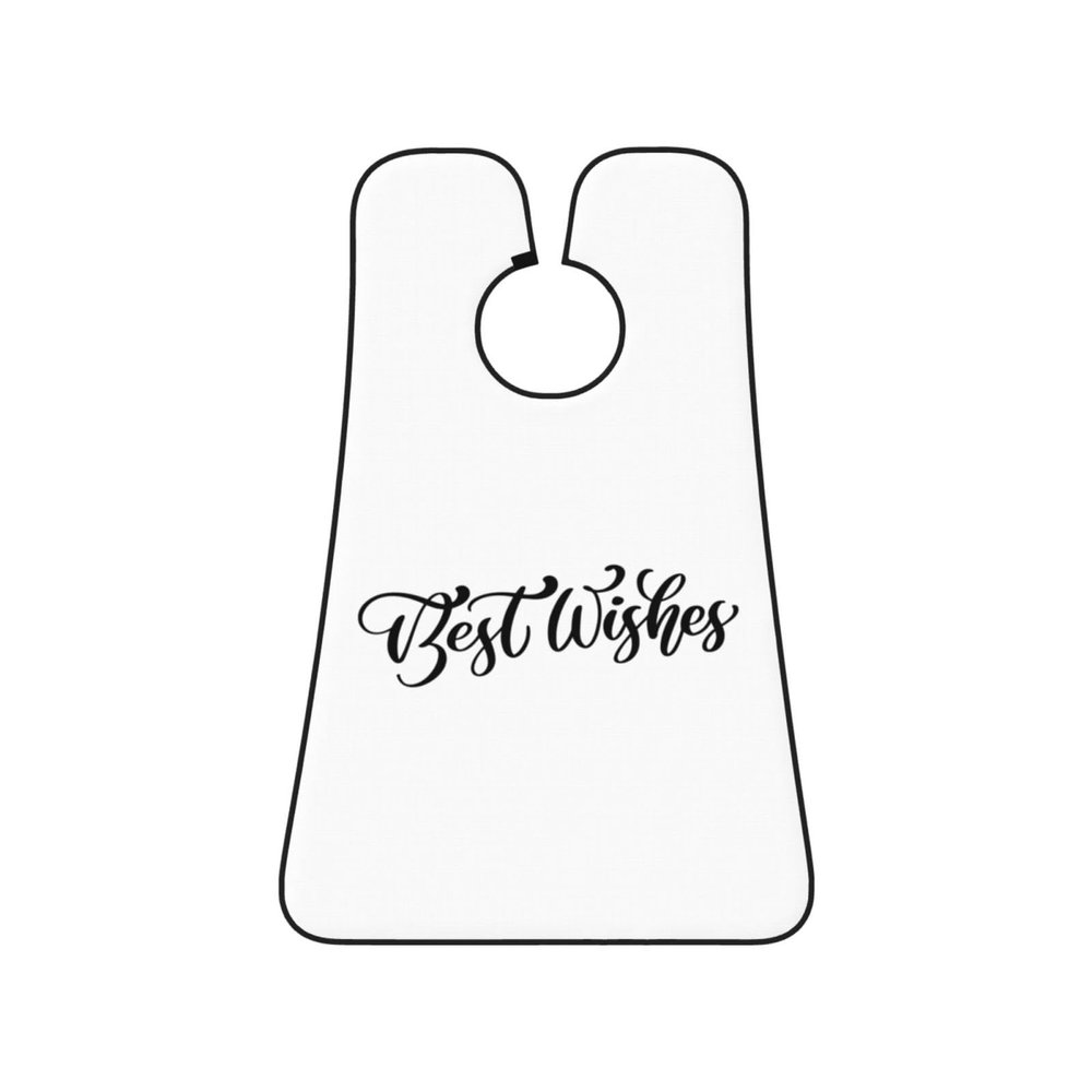 ZKLCRYTR Best Wishes Men's Beard Bib Apron Waterproof Smooth Surface Beard Apron Durable Foldable Beard Hair Men's Gift