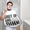 ZKLCRYTR Shut Up And Dink Men's Beard Bib Apron Waterproof Smooth Surface Beard Apron Durable Foldable Beard Hair Men's Gift view 2
