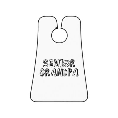 ZKLCRYTR Senior Volleyball Grandpa Men's Beard Bib Apron Waterproof Smooth Surface Beard Apron Durable Foldable Beard Hair Men's Gift