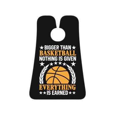 ZKLCRYTR Bigger Than Basketball Nothing Is Given Everything Is Earned Men's Beard Bib Apron Waterproof Smooth Surface Beard Apron Durable Foldable Beard Hair Men's Gift