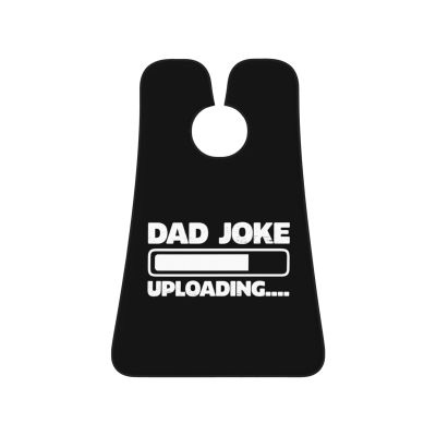 ZKLCRYTR Dad Joke Uploading Men's Beard Bib Apron Waterproof Smooth Surface Beard Apron Durable Foldable Beard Hair Men's Gift