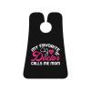 ZKLCRYTR My Favorite Doctor Calls Me Mom Men's Beard Bib Apron Waterproof Smooth Surface Beard Apron Durable Foldable Beard Hair Men's Gift view 1