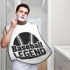 ZKLCRYTR Baseball Legend Men's Beard Bib Apron Waterproof Smooth Surface Beard Apron Durable Foldable Beard Hair Men's Gift view 2