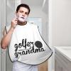 ZKLCRYTR Golfer Grandma Men's Beard Bib Apron Waterproof Smooth Surface Beard Apron Durable Foldable Beard Hair Men's Gift view 2