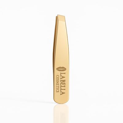La Bella Cosmetics Eyebrow Tweezers (Gold)