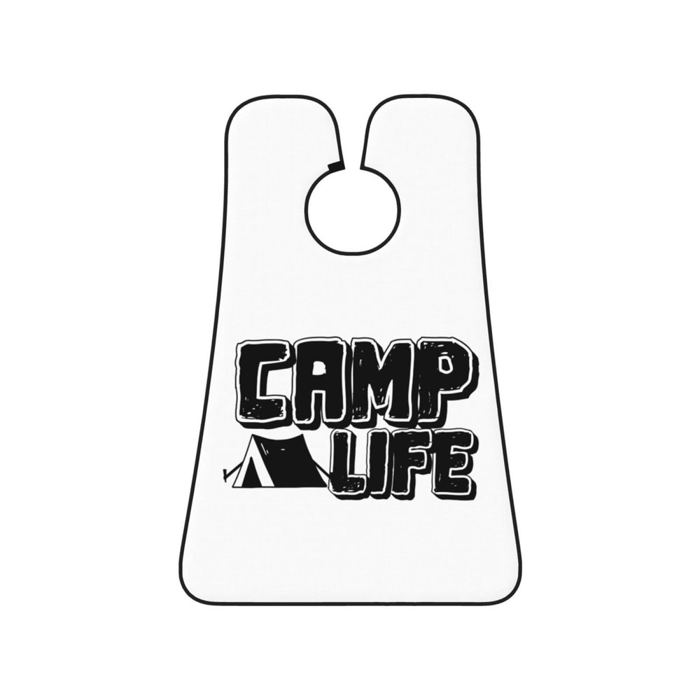 ZKLCRYTR Camp Life Men's Beard Bib Apron Waterproof Smooth Surface Beard Apron Durable Foldable Beard Hair Men's Gift
