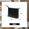 BIVIZKU Makeup Bag Large Capacity Makeup Pouch Travel Cosmetic Bag for Women Cosmetics Skincare Care Organizer with Compartments (Black) view 2