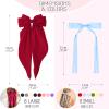 14 Pcs Hair Bows for Women, Bow Hair Clips with Long Tail, Coquette Bows Hair Ribbons, Big Hair Bow Cute Hair Accessories(Girly) view 2