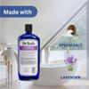 Dr. Teal's Lavender Foaming Bath 34 oz (Pack of 2) with Variety Junction Premium Bath and Shower Sponge, Soothing & Relaxing, Bubble Bath, Soaking Bath, Men's and Women's, Clear view 4