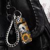 Baxinh Panda Printed Chapstick Holder Lipstick Sleeve Sunflower Pouch Lip Balm Portable Pocket Lip Gloss Tube Holder Chapsticks for Women Girl Travel view 3