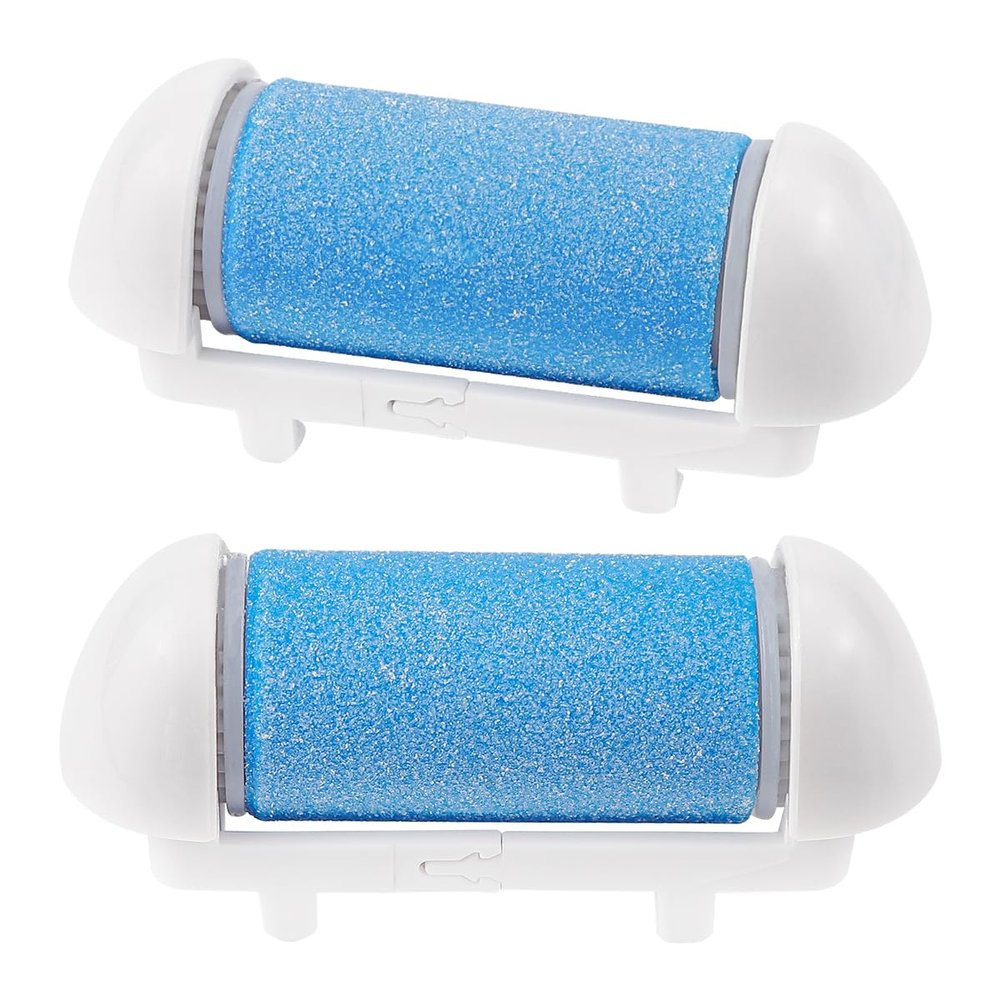 2 Pcs Electronic Foot File Refills, Foot File Roller Head, Foot Scrubber Callus Remover for Peeling Pedicure Callus Remover