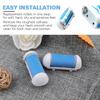 2 Pcs Electronic Foot File Refills, Foot File Roller Head, Foot Scrubber Callus Remover for Peeling Pedicure Callus Remover view 3