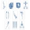 10 Sheets Temporary Tattoo Stickers for Adult Women Men - Long Lasting Waterproof Temporary Tattoos Realistic Fake Tattoo Stickers for Men Arm Face Neck Chest Leg Hand view 1