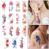 15 Sheets Flower Temporary Tattoos for Adults Women Long Lasting Waterproof Fake Tattoos Realistic Floral Tattoos Temporary Arm Tattoo Stickers Large Flower Tattoos Temporary Shoulder Tattoo Stickers view 2