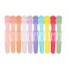 10pcs/set Multicolor Croc Clips Transparent Plastic Hairdresser Clip Hair Styling Sectioning Barrettes Professional Non Slip Alligator Clip Salon DIY Accessories Hairpins (10pcs-Multicolor) view 3