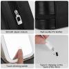 Dannir Travel Makeup Case with LED Mirror, Makeup Bag with Lighted Mirror, Cosmetic Storage Box, Christmas Portable Organizer Vanity Case for Women, Beauty Tool Accessories Rechargeable, Black view 4