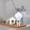 Grandslam Shaving Brush and Bowl Kit for Men, 3 in 1 Shaving Brush Set, Stainless Steel Shaving Bowl and Stand, Shaving Brush, Shaving Kit for Men, Silver view 2