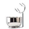 Grandslam Shaving Brush and Bowl Kit for Men, 3 in 1 Shaving Brush Set, Stainless Steel Shaving Bowl and Stand, Shaving Brush, Shaving Kit for Men, Silver view 4
