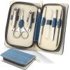 JZHAN Manicure Sets Pedicure Kits Stainless Steel Nail Clipper Personal Care Tools 7 in 1 with PU Leather Case At-Home Manciure Kit and Nail Care Tools Gift for Men Women Family Friends view 1