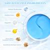 PITHER Under Eye Patches for Dark Circles, Eye Masks for Puffy Eyes Wrinkles Under Eye Bags Firmness 30 Pairs Skin Treatment Pads with Hyaluronic Acid and Collagen Women Men (Blue) view 2